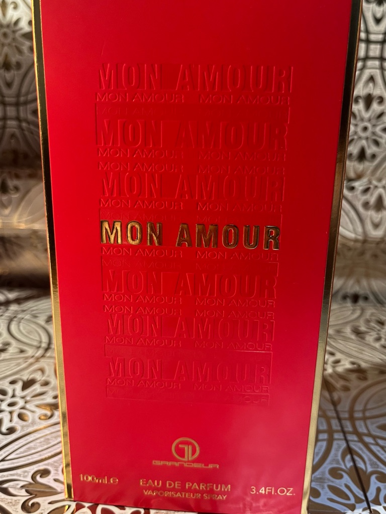 Mon Amour Eau De Parfum  Red  Gold Box